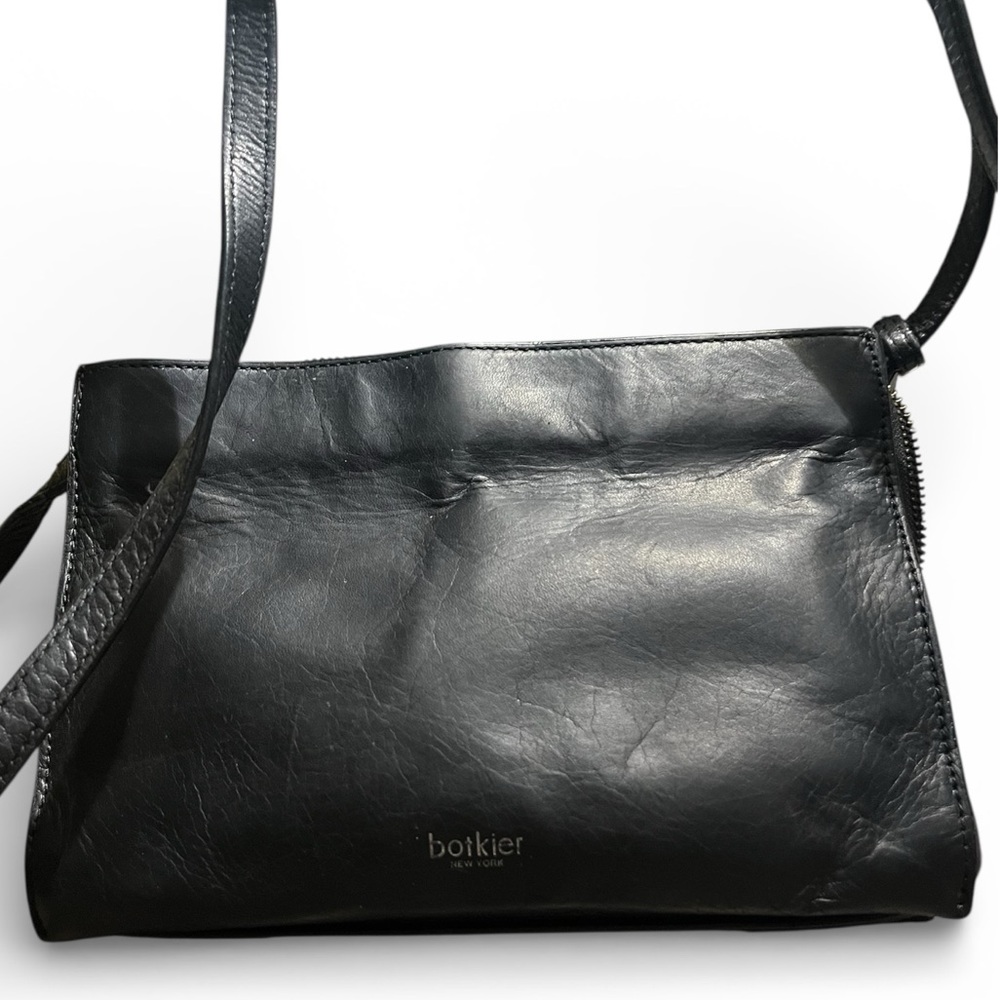 Botkier Essex Black Genuine Leather Crossbody